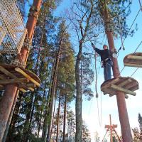 Heilahdus köyden varassa Atreenalin Tykkimäessä