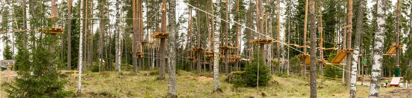 Pajulahden seikkailupuiston seikkailuratoja